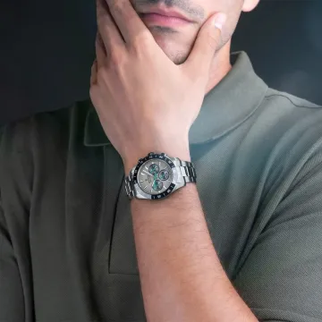 Montre Festina Ceramic F20703/1 Noir, Bracelet Acier Inoxydable
