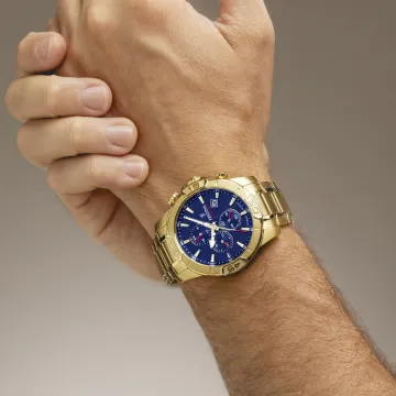 Montre Festina Timeless Chronograph F20705/3 Bleu, Bracelet Acier Inoxydable, Homme