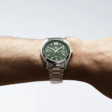 Montre Festina Acier Classique F20707/5 Vert, Bracelet Acier Inoxydable, Homme