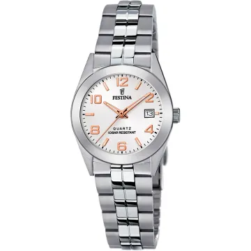 Montre  Festina Classics F20438/4 Acier, Bracelet En Acier, Femme