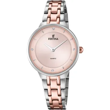 Montre  Festina F20626/2 Rose, Bracelet Acier Inoxydable, Femme