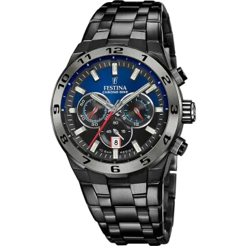 Montre Festina Special Editions F20673/1 Bleu Bracelet En Acier Inoxydable Homme Edition Speciale