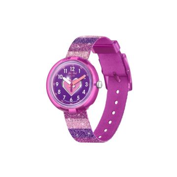 Montre Flik Flak Stripy Glitter