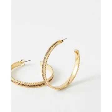 Boucles d'oreilles Flowers for Zoé Wednesday Camel Leo