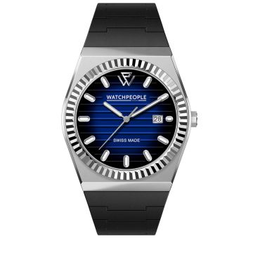 Montre Ice Watch Homme ICE WP1 Metal - Sili - Silver - Shiny - Black blue hld - 41mm