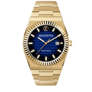 Montre Ice Watch Homme ICE WP1 Metal - Gold - Brushed - Black blue hld - 41mm
