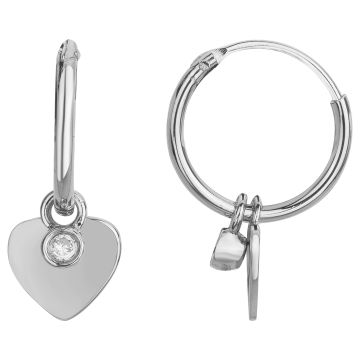 La Garçonne Diamants - Boucles D'Oreilles Argent 2 Dts. 0,03Cts