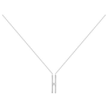 La Garçonne Diamants - Collier Argent 925, 1 Diamant 0.015Cts