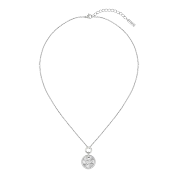 Collier Acier Inoxydable 316L Lacoste  Couleur Ajustable Circonference Interieure 457Mm Crochet Lacoste Bijoux