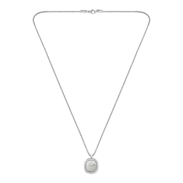 Collier Acier Inoxydable 316L Lacoste  Couleur Circonference Interieure 559Mm Crochet Lacoste Bijoux