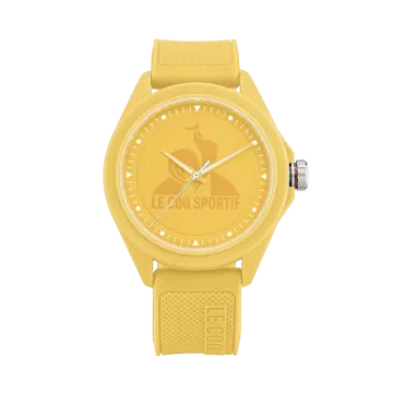 Montre Le Coq Sportif Monochrome Miyota Quartz Movement 42 Mm Jaune