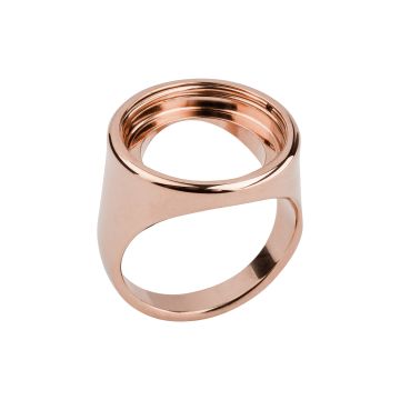 Les Georgettes - Chevalière Rose Clipsable 16Mm