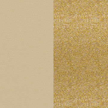 Les Georgettes - Simili D.16Mm Creme Paillettes Dorées
