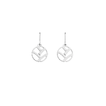 Les Georgettes - Boucles D'Oreilles Argent Tressées 16Mm
