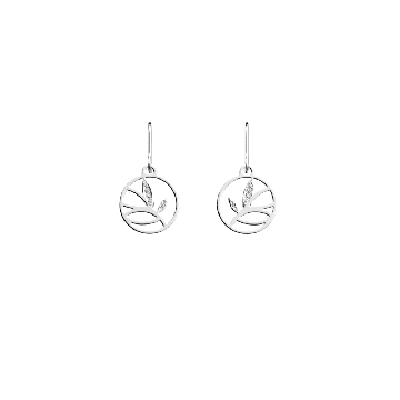Les Georgettes - Boucles D'Oreilles Argentées Arbre De Vie 16Mm