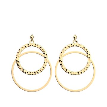Boucles D'oreilles Doré Brillant Pure Mar 25mm