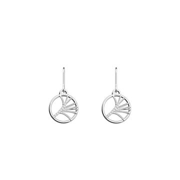 Boucles D'oreilles Argenté Brillant P-Ros Sab 16mm