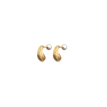 Les Georgettes Puces Perles En Verre, Laiton Doré À L'Or Fin Dorée Dorée, Blanc