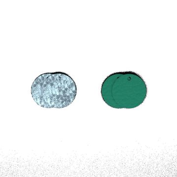Cuir - Boucles d'oreilles, Egée/Vert Antique