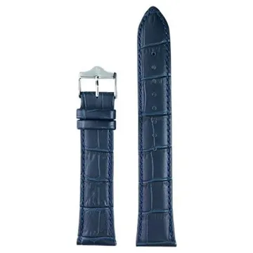 Bracelet Lip 20 Mm Bleu Facon Crocodile