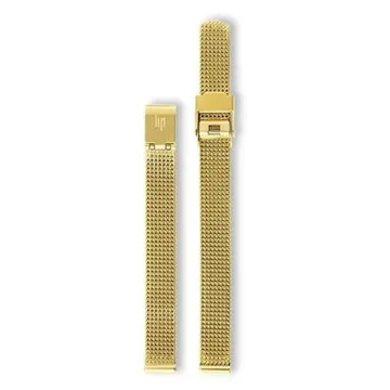 Bracelet Lip 10Mm Dore Milanais