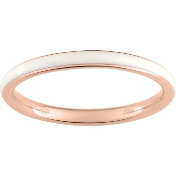 Bague laque ivoire en or