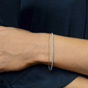 Bracelet Lotus Silver Pure Essential Lp3181-2/1 Argent Femme