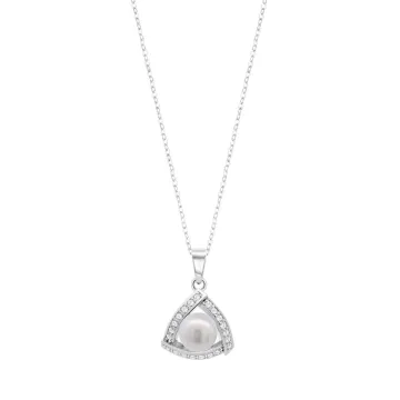 Collier Lotus Silver Pearls Lp1928-1/1 Argent Femme