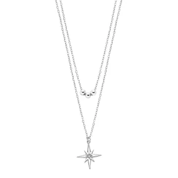 Collier Étoile Lotus Silver Lp3048-1/1 Argent Femme