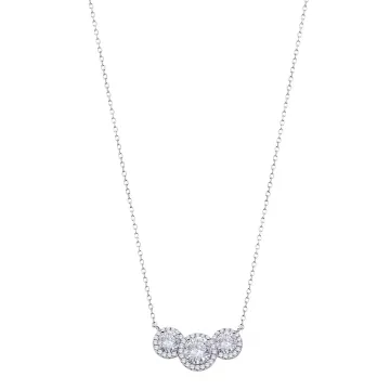 Collier Lotus Silver Pure Essential Lp3111-1/1 Argent Femme