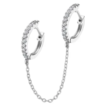 Boucles D'Oreilles Chaîne Lotus Silver Lp3332-9/1 Argent Femme