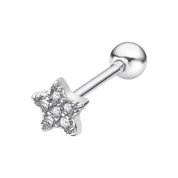Perçant Étoile Lotus Silver Lp3368-9/1 Argent Femme