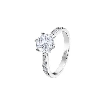 Bague Lotus Silver Pure Essential Lp3442-3/118 Argent Femme