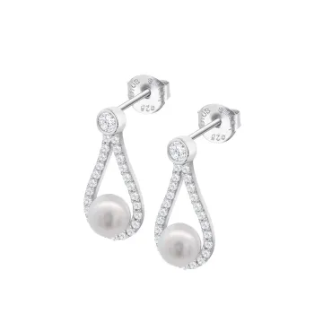 Boucles D'Oreilles Lotus Silver Pearls Lp3481-4/1 Argent Femme