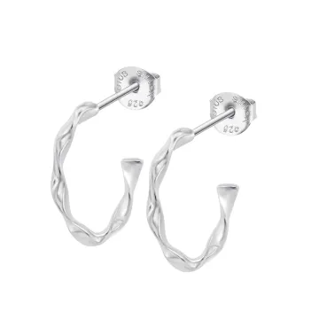 Boucles-D'Oreilles Lotus Silver Lp3781-4/1 Argent, Femme Hoops