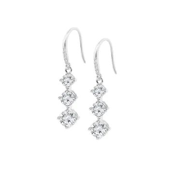 Boucles-D'Oreilles Lotus Silver Lp3785-4/1 Argent, Femme, Oxydes De Zirconium  Colors