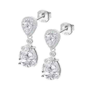 Boucles-D'Oreilles Lotus Silver Lp3788-4/1 Argent, Femme, Oxydes De Zirconium  Colors