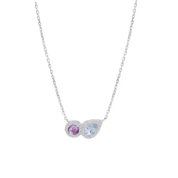 Collier Lotus Silver Lp3841-1/1 Argent, Femme, Oxydes De Zirconium Roses Colors