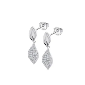 Boucles-D'Oreilles Lotus Silver Glam Collection Lp3843-4/1 Argent, Femme, Oxydes De Zirconium  Glam