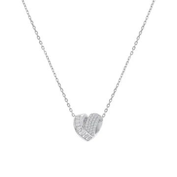 Collier Lotus Silver Lp3844-1/1 Argent, Femme, Oxydes De Zirconium  Moments