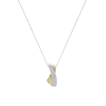 Collier Lotus Silver Beyond Classics Lp3845-1/2 Argent, Femme, Oxydes De Zirconium Beyond Classics