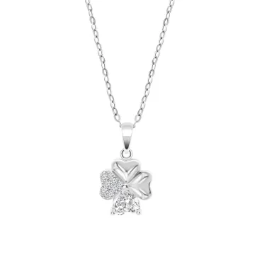 Collier Lotus Silver Mystic Lp3851-1/1 Argent, Femme, Oxydes De Zirconium  Mystic
