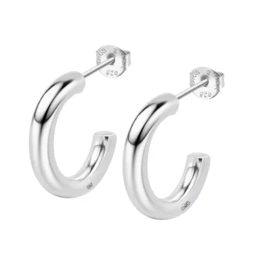 Boucles-D'Oreilles Lotus Silver Lp3854-4/3 Argent, Femme Hoops
