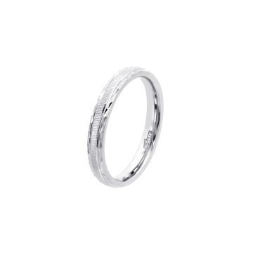 Bague Lotus Silver Argent Unisex