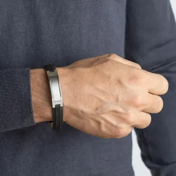 Bracelet Lotus Style Urban Man Ls1808-2/2 Acier Homme