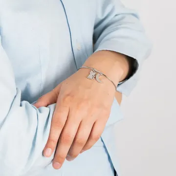 Bracelet Chat Lotus Style Ls2035-2/1 Acier Femme