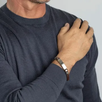 Bracelet Lotus Style Dark Style Ls2103-2/1 Acier Homme