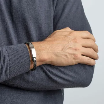 Bracelet Lotus Style Dark Style Ls2103-2/2 Acier Homme