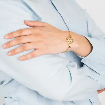 Bracelet Trèfle Lotus Style Millennial Ls2119-2/1 Acier Femme