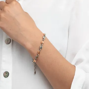 Bracelet Chaîne Lotus Style Ls2124-2/3 Acier Inoxydable Femme